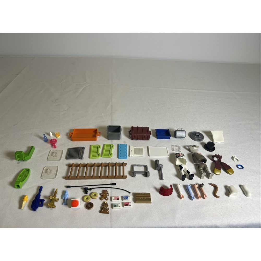 Playmobil Large Accessories Lot - 59 Pieces Replacement Parts, Extras